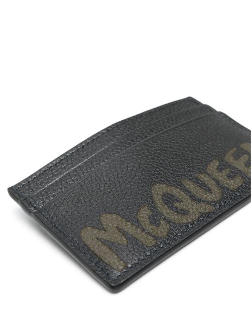 Card holder with logo ALEXANDER MCQUEEN | 7362301AAQ51088